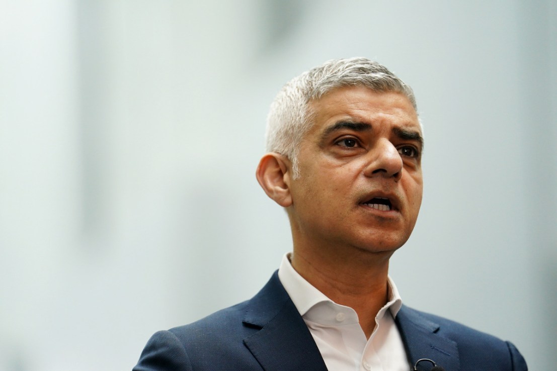 Sadiq Khan has pledged to eliminate rough sleeping in London by 2030, if re-elected as mayor of London. Photo: PA