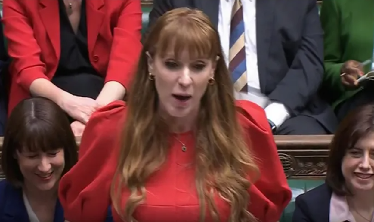 Deputy Labour leader Angela Rayner’s efforts to bluster her way past deputy prime minister Oliver Dowden’s well-rehearsed jibes over her living arrangement fell flat at times. Photo: PA