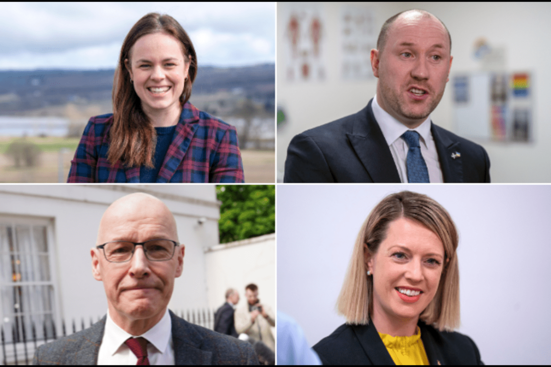 Clockwise from top left: Kate Forbes; Neil Gray; Jenny Gilruth; and John Swinney. Photos: PA