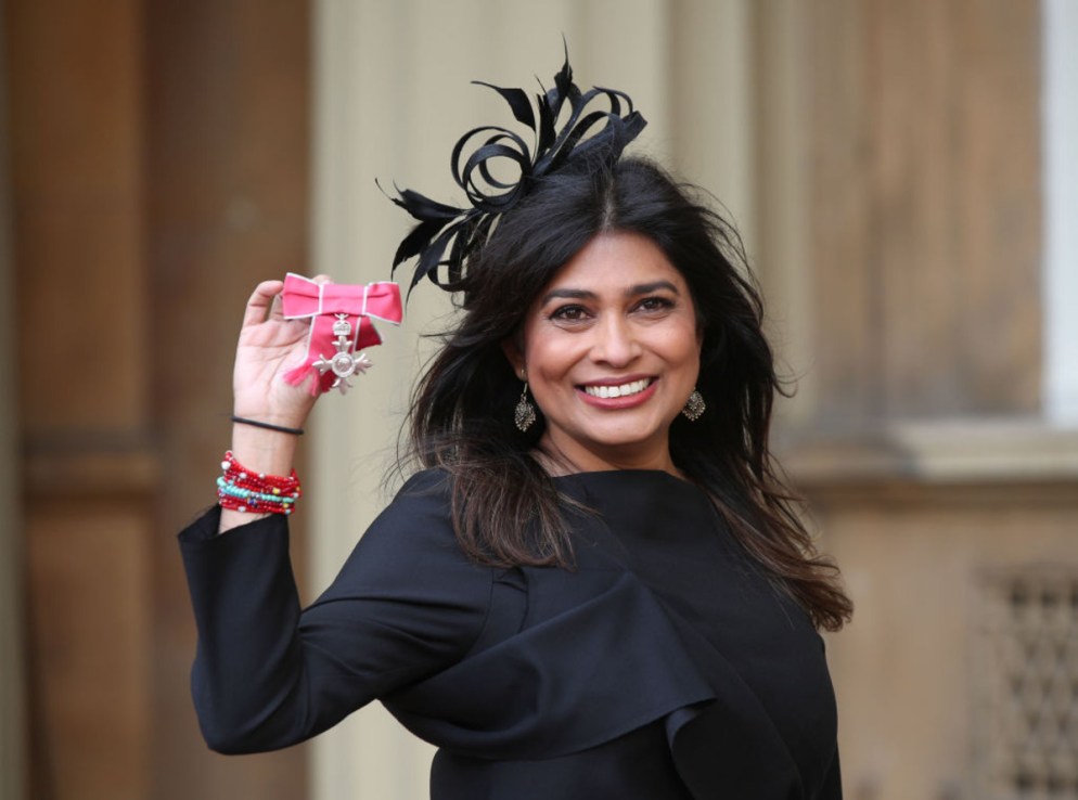 Nisha Katona, who founded Mowgli Street Food, received an MBE in 2019. (Credit: Getty Images)