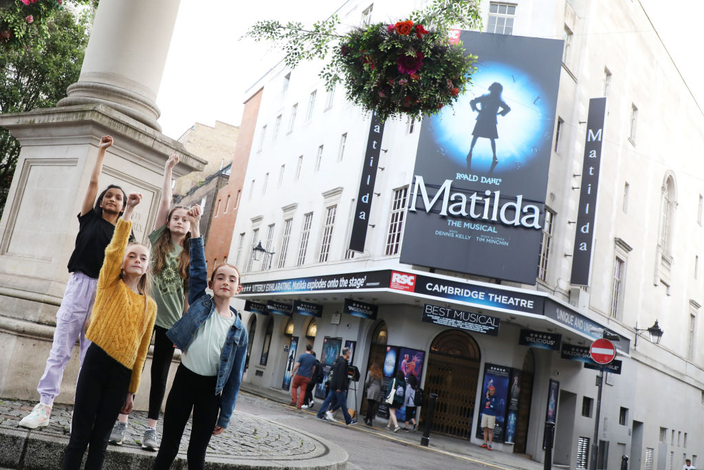 The RSC's production of Matilda is staged at London's Cambridge Theatre. (Photo by Lia Toby/Getty Images)
