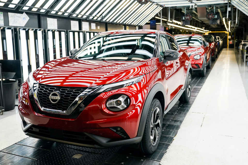 Nissan said the Qashqui is still its most popular model, with 168,000 being produced, up from 95,000. (Photo by Ian Forsyth/Getty Images)
