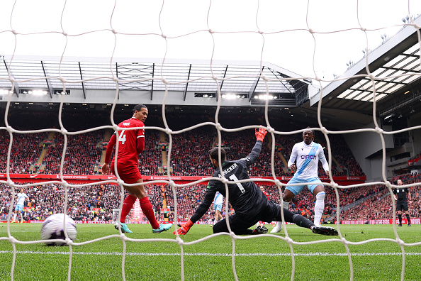 Eze's goal put a dent in Liverpool's title bid and handed Palace a precious win