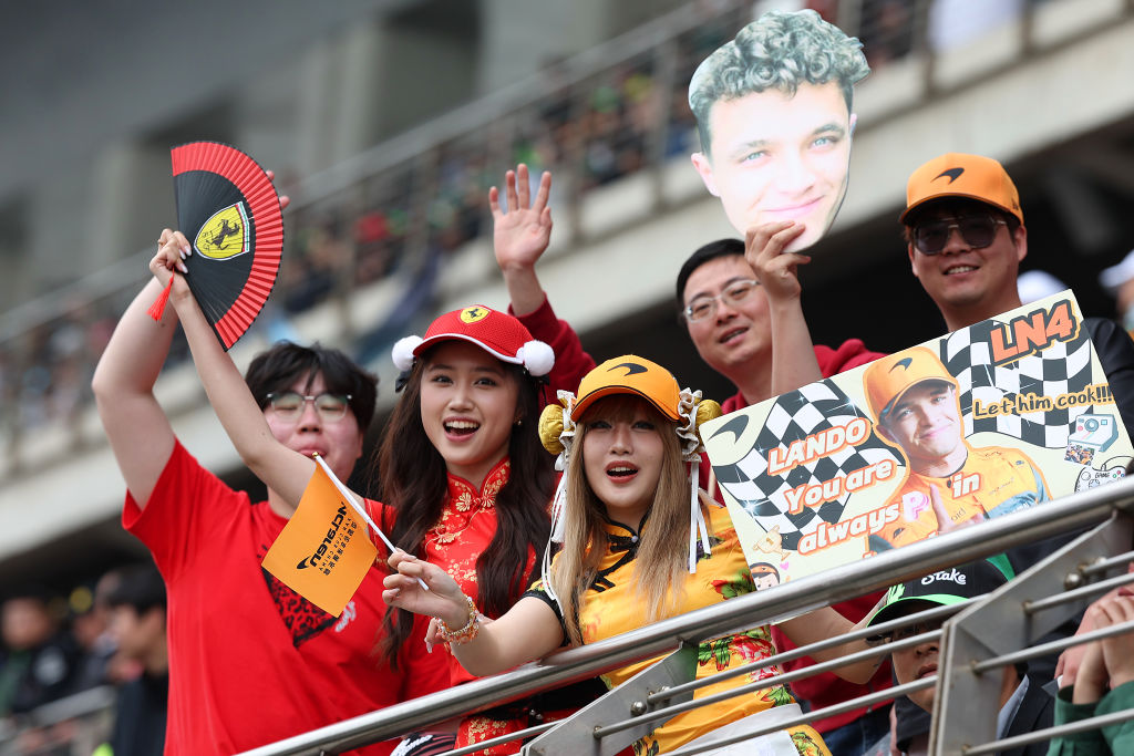 F1 Grand Prix of ChinaLando Norris delighted his fans at the Chinese Grand Prix with second place