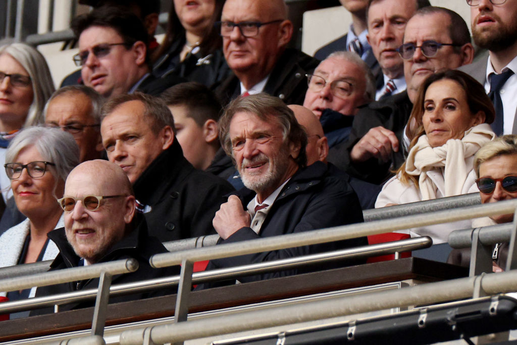 Sir Jim Ratcliffe ran the London Marathon and then raced to Wembley to watch his Manchester United side survive a huge scare against Coventry