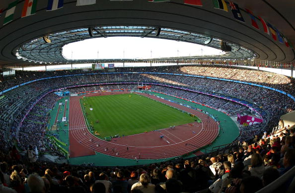 PARIS - AUGUST 30:  General view of the Stade de France stadium at the 9th IAAF World Athletics Championship August 30, 2003 in Paris, France.  (Photo by Mike Hewitt/Getty Images)