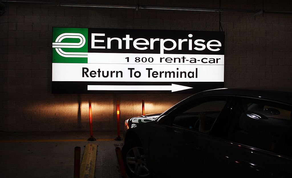 Enterprise Rent-A-Car's UK arm is based in Surrey. (Photo by Joe Raedle/Getty Images)