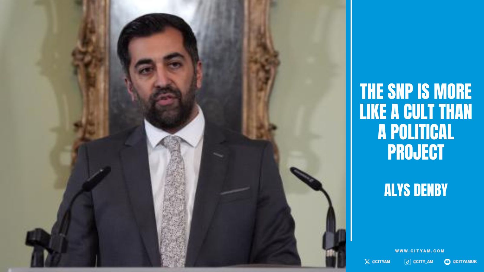 Humza Yousaf's SNP is more like a cult than a political project - Vimarsana News
