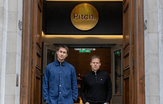 Left, Elliot Godfrey. Right, Chris Ingham, Pitch Co-Founders