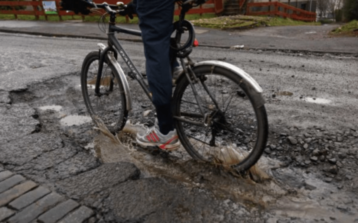 The research, the first of its kind, attempts to quantify the economic impact of potholes by assessing their impact through three different factors: damage to vehicles, accidents and drivers having to reduce speeds.