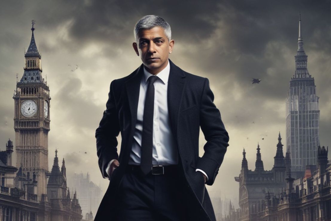 This is an AI-generated image of Sadiq Khan