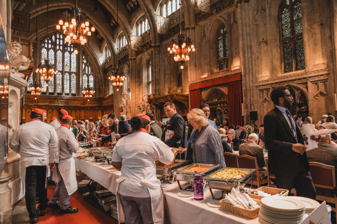 The Lord Mayor's Big Curry Lunch unites the armed forces at Guildhall to raise money for three charities (Photo: Pauliina Roots Photography)