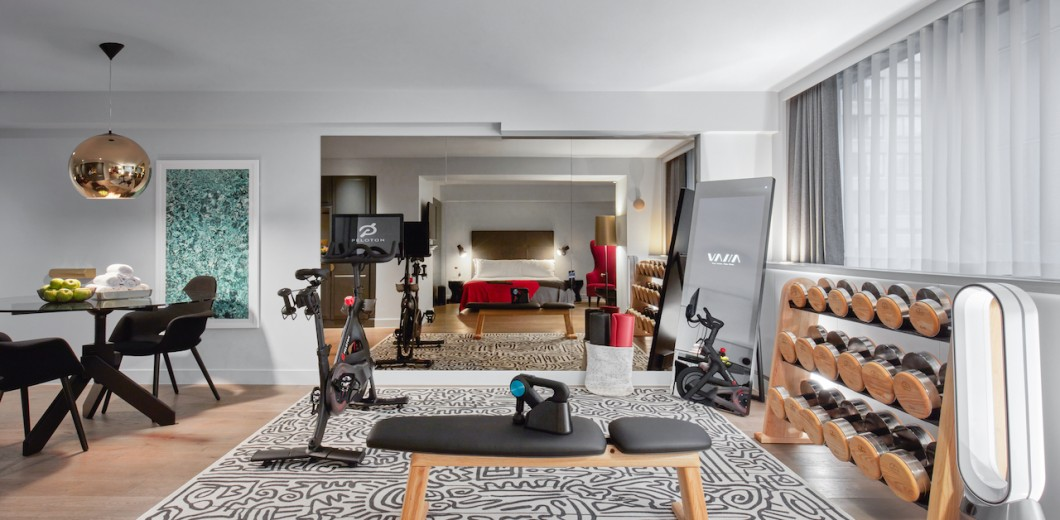 Get in Ship Shape: An athlete's dream fitness-inspired hotel room - Vimarsana News