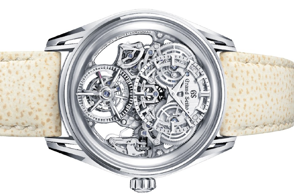 Grand Seiko’s Kodo 2 tourbillon (£331,000) is named after the Japanese for ‘heartbeat