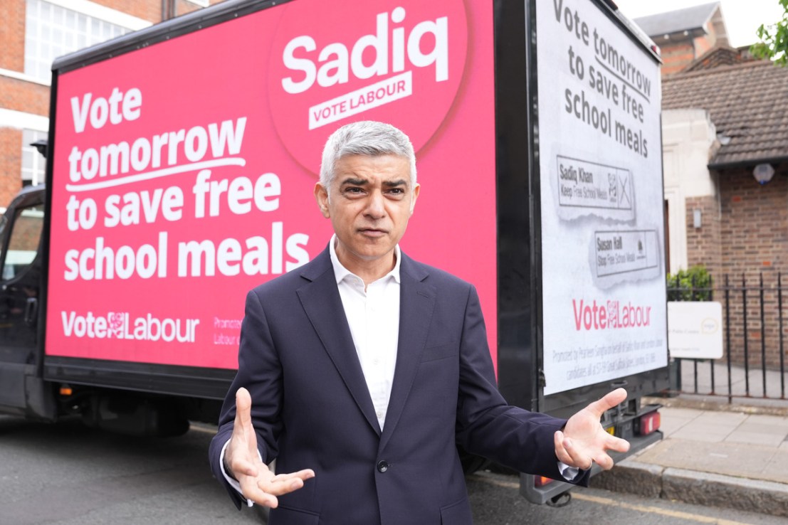 Labour’s Sadiq Khan is set to win a historic third term after a significant early lead in the London mayoral election results.