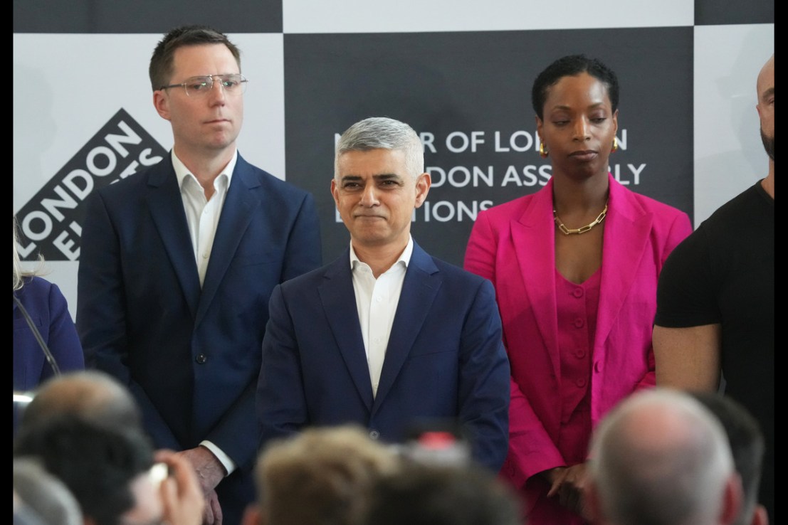 Sadiq Khan has been reelected mayor of London for a historic third term. Photo: PA