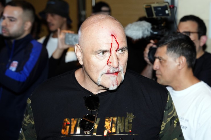 The build up to Tyson Fury&rsquo;s fight against Ukrainian Oleksandr Usyk got off to an explosive start in Riyadh with the Brit&rsquo;s father John allegedly headbutting one of the opposition crew.