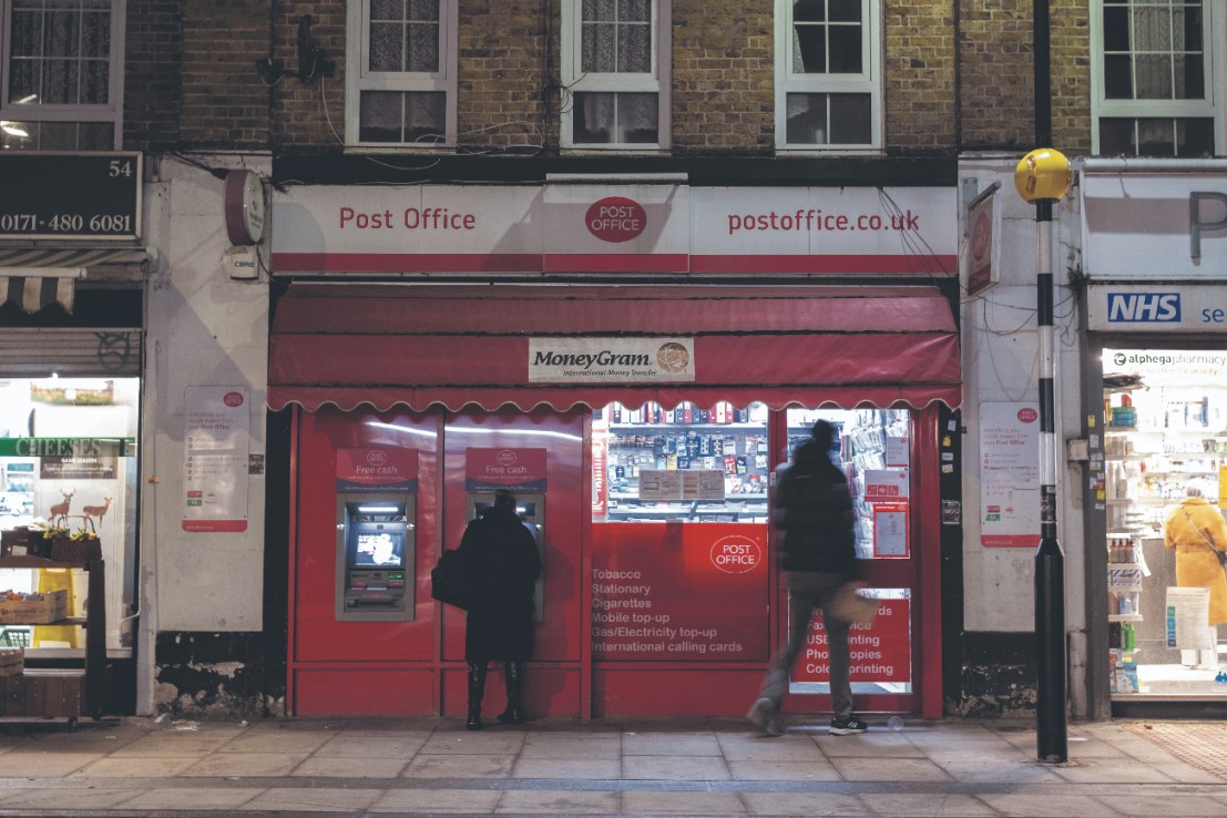 Post Office branch on Wapping Lane in Wapping, London, United Kingdom.  (photo by Mike Kemp/In Pictures via Getty Images)