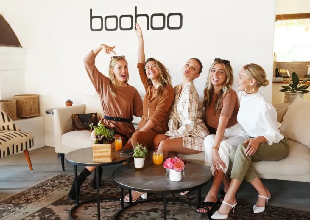 Boohoo is headquartered in Manchester and listed on the London Stock Exchange.