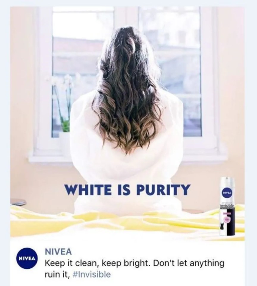 Nivea's controversial ad, branded racist 