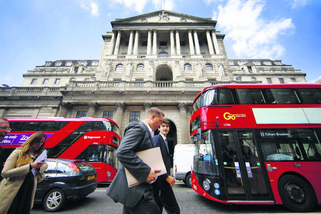 The survey will give conflicting signals to the Bank of England, as policymakers mull their latest interest rate decision, due later today.