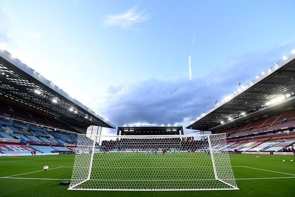 BIRMINGHAM, ENGLAND - OCTOBER 01: General view inside the stadium ahead of the Carabao Cup fourth round match between Aston Villa and Stoke City at Villa Park on October 01, 2020 in Birmingham, England. Football Stadiums around United Kingdom remain empty due to the Coronavirus Pandemic as Government social distancing laws prohibit fans inside venues resulting in fixtures being played behind closed doors. (Photo by Peter Powell - Pool/Getty Images)