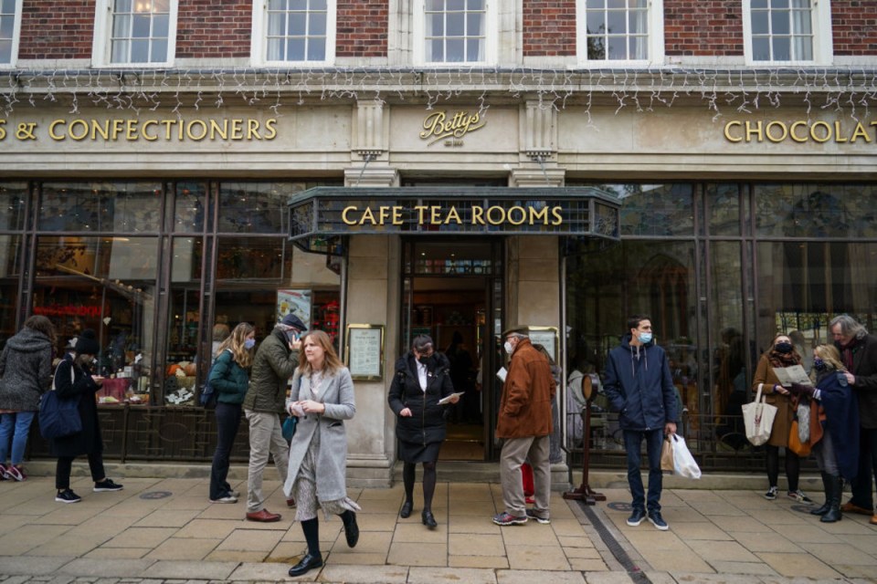 Betty's Cafe Tea Rooms are owned by the same group that makes Yorkshire Tea.  (Photo by Ian Forsyth/Getty Images)
