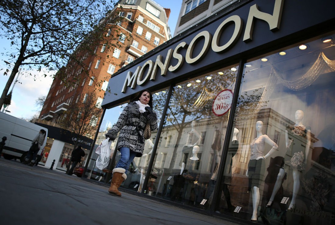 The owner of Monsoon and Accessorize has seen its profits fall during its latest financial year. (Photo by Peter Macdiarmid/Getty Images)