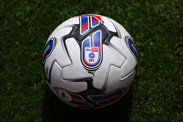 ROTHERHAM, ENGLAND - APRIL 20: A general view of the Puma EFL match ball prior to the Sky Bet Championship match between Rotherham United and Birmingham City at AESSEAL New York Stadium on April 20, 2024 in Rotherham, England. (Photo by George Wood/Getty Images) (Photo by George Wood/Getty Images)