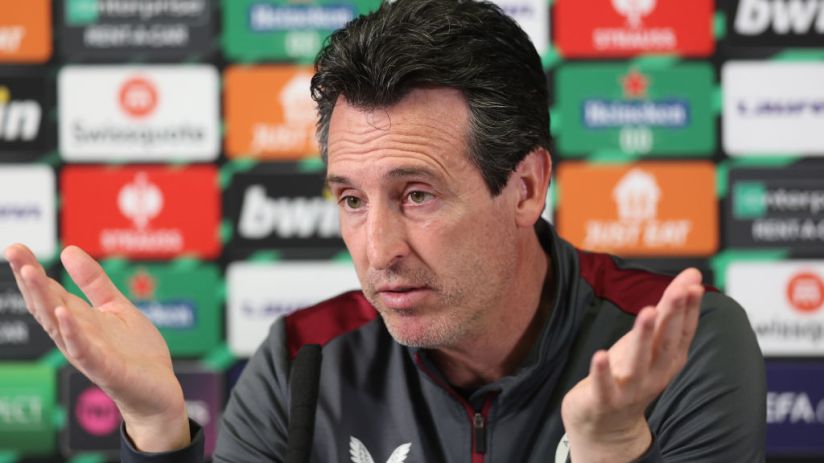 Aston Villa Training Session & Press Conference - UEFA Europa Conference League 2023/24