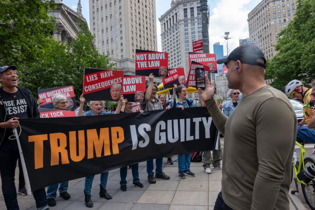 Donald Trump was found guilty on 34 separate charges last night