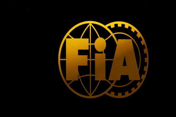 ISTANBUL, TURKEY - AUGUST 25:  A view of the Federation International De L'Automobile logo on the official FIA motorhome in the paddock after Qualifying for the F1 Grand Prix of Turkey at Istanbul Park on August 25, 2007, in Istanbul, Turkey.  (Photo by Clive Rose/Getty Images)