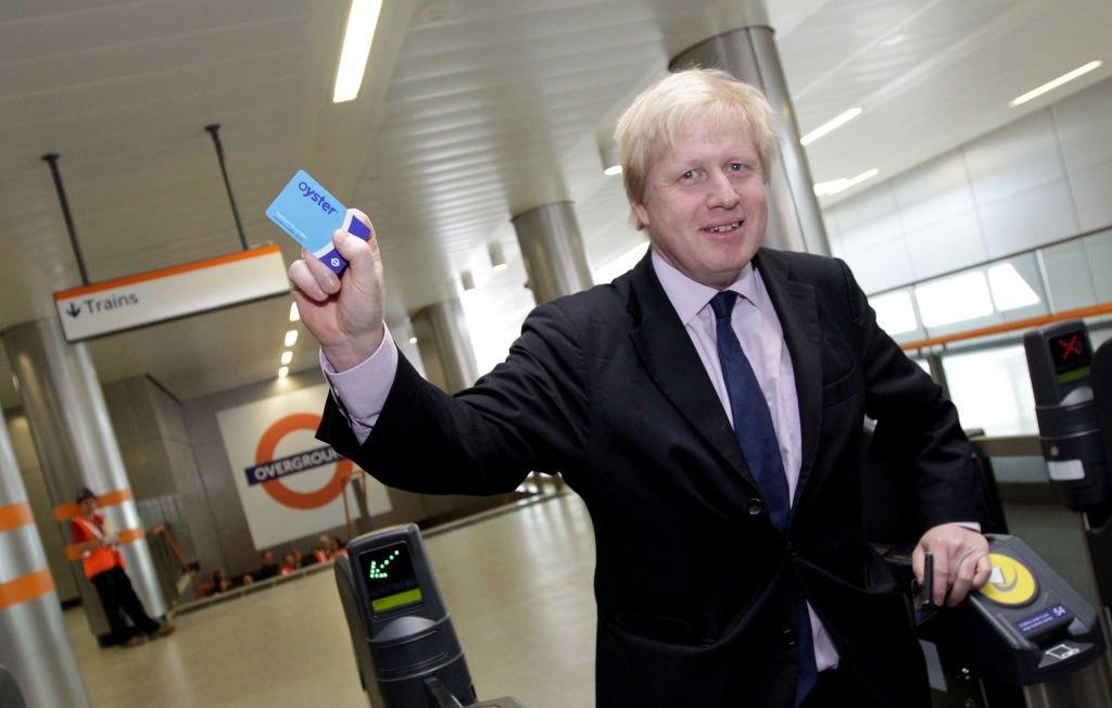 Boris Johnson introduced the Oyster Card as mayor