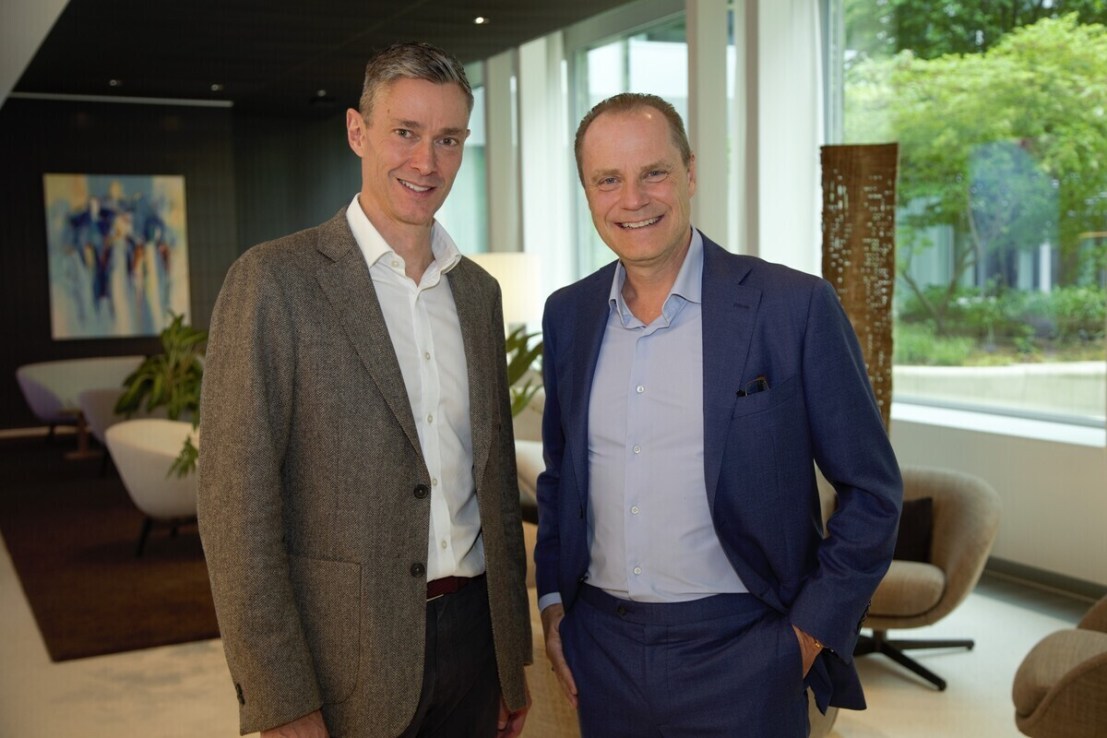 Jon Holt, CEO of UK and Stefan Pfister, CEO of Switzerland 