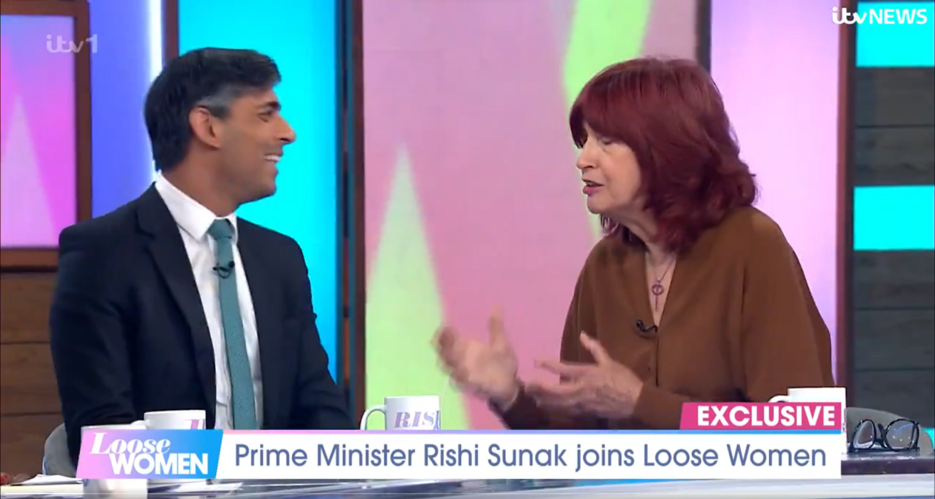 Loose Women's Janet Street-Porter asked Rishi Sunak why he 