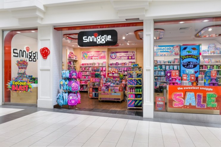 The UK arm of Smiggle is based in London.