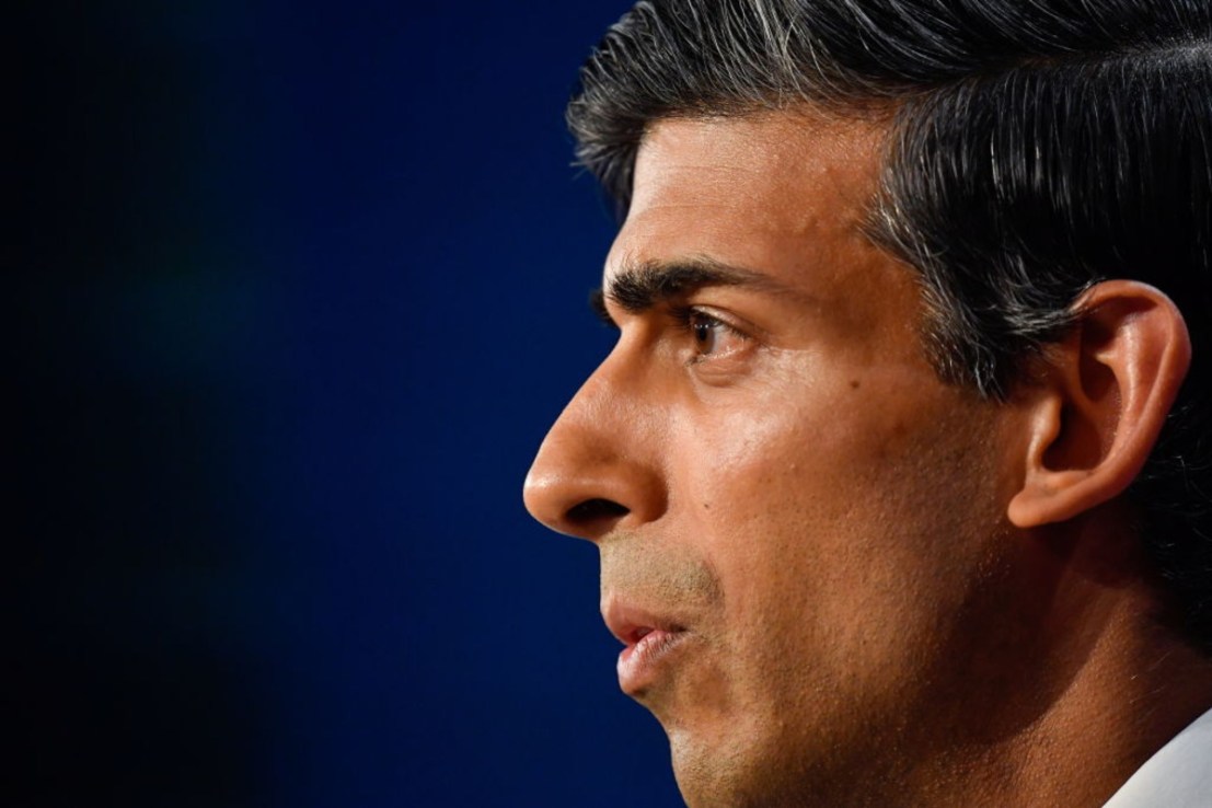 Prime Minister Rishi Sunak. (Photo by Toby Melville-WPA Pool/Getty Images)
