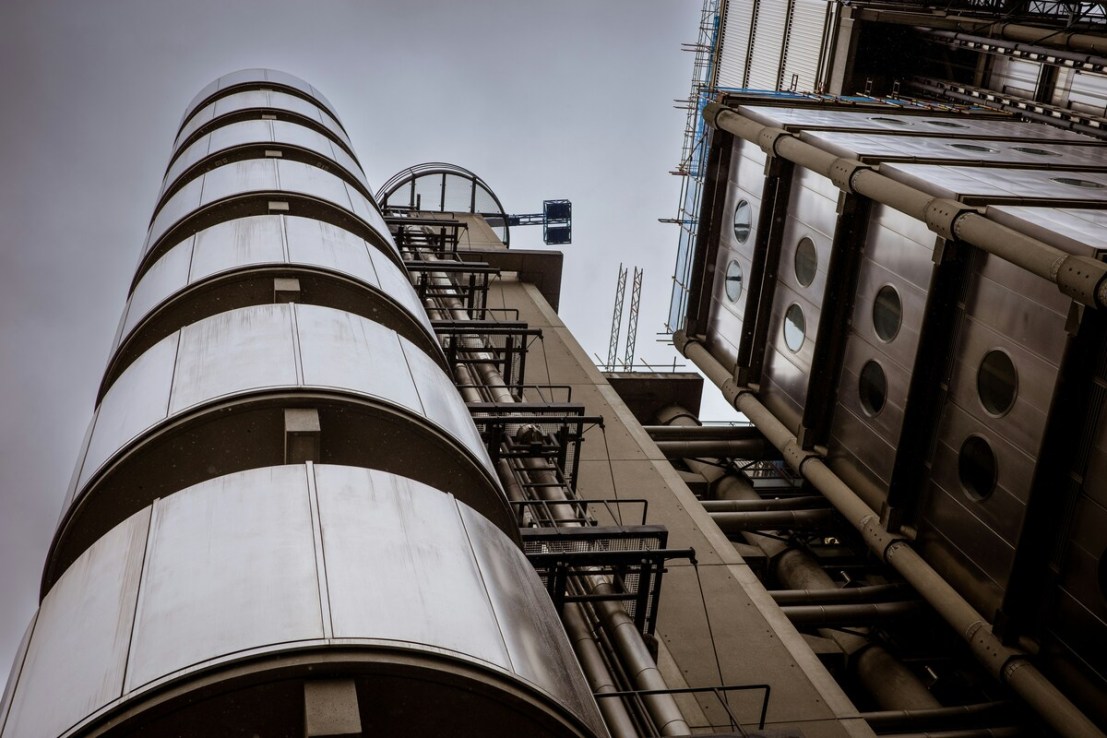 Photo by Andrew Masters, Lloyds building 