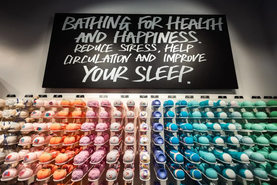 Lush has reported a pre-tax loss of almost £30m for its latest financial year.