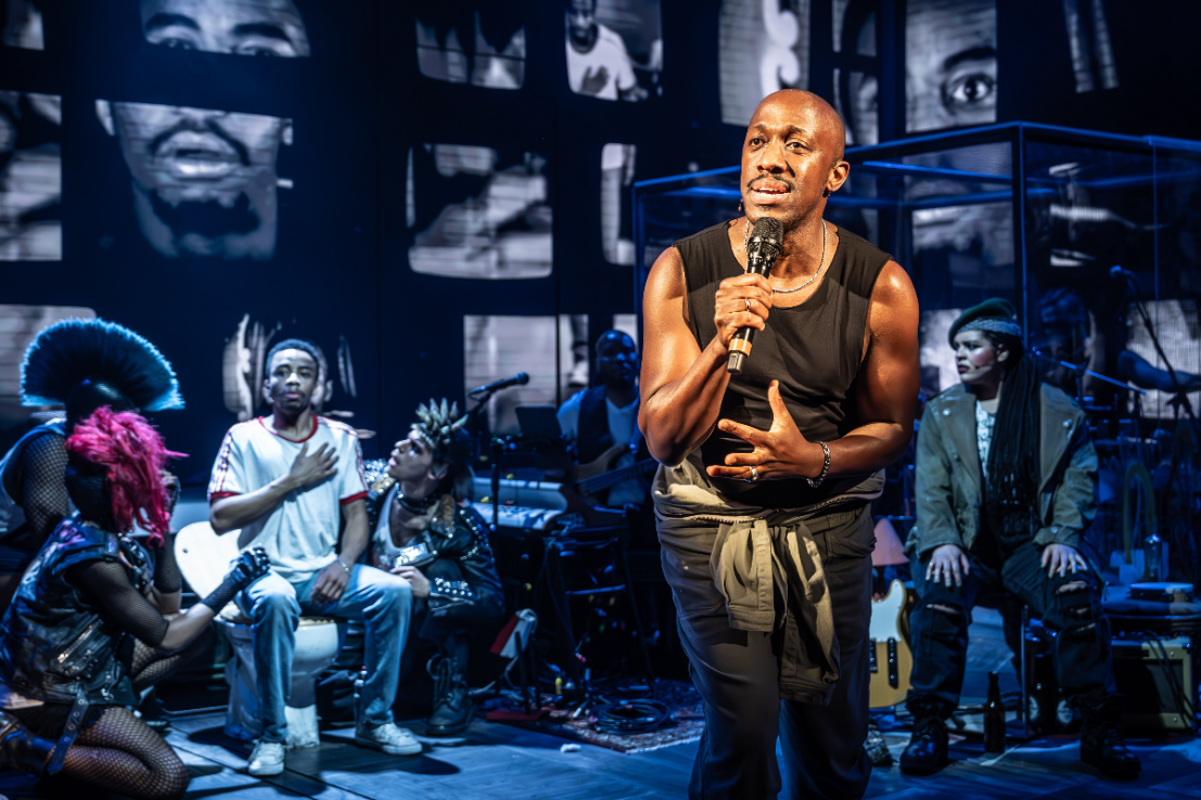 Giles Terera and newcomer Keenan Munn-Francis are gripping in Passing Strange (Photo: Marc Brenner)