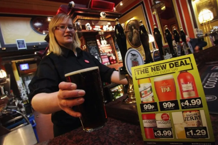 More than two-thirds of beer and wine served in UK pubs and bars is short measured, a survey by Trading Standards suggests.