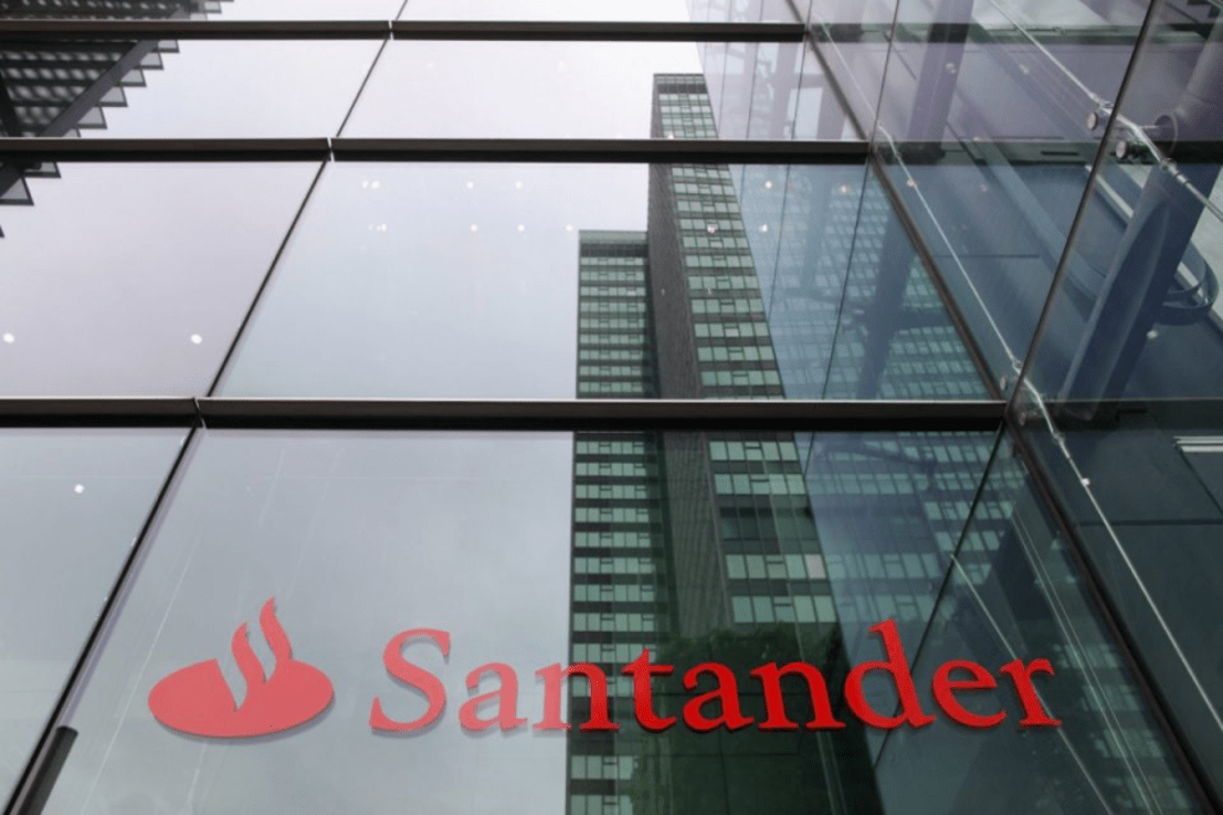 Santander said data managed by an external party was accessed without authorisation.