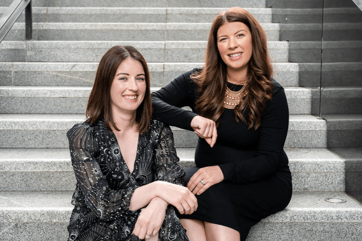 Laura Pomfret and Holly Holland, the sisters-turned-business-partners duo behind the Manchester-based budgeting app Financielle.