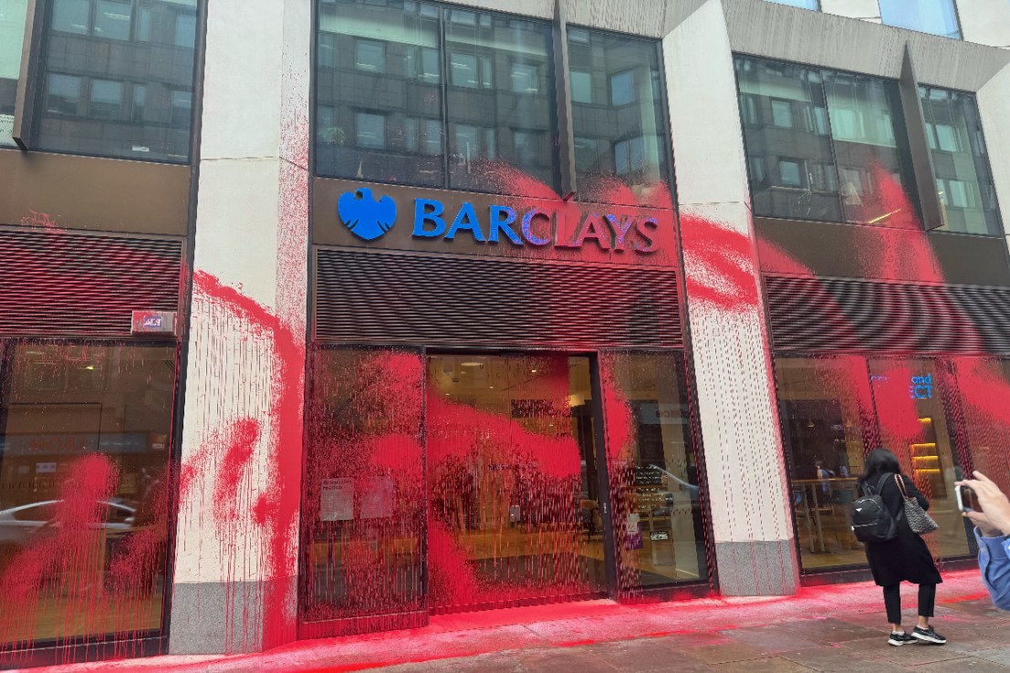 The same branch was previously targeted with paint at the start of May