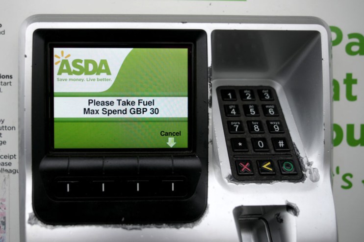 Asda has the most expensive supermarket petrol in the UK, according to the RAC. (Photo by Christopher Furlong/Getty Images)