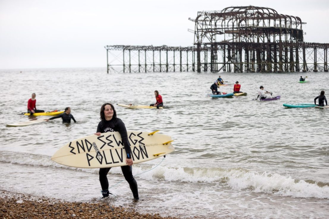 Water firms have long been the target of anti-pollution protests