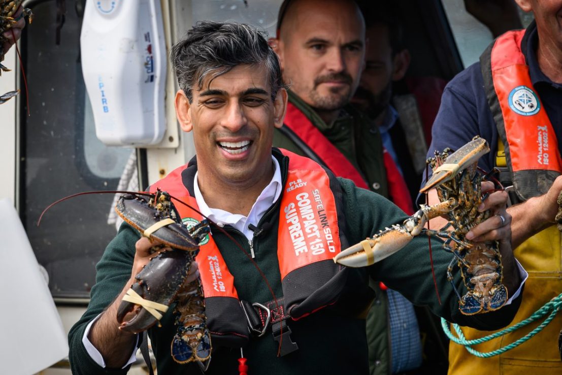 Associates of Rishi Sunak have been embroiled in a betting scandal (Photo by Leon Neal/Getty Images)