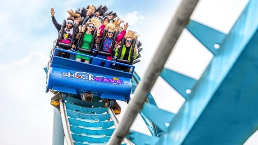 Shockwave roller coaster at Drayton Manor