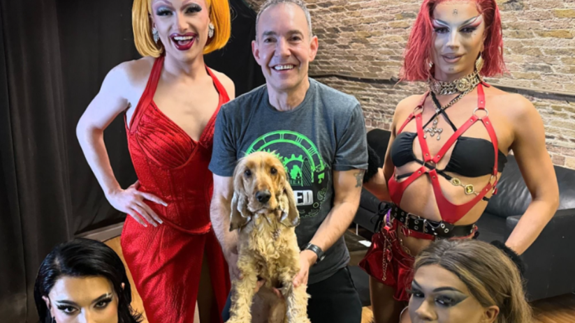 Jeremy Joseph backstage at the Heaven club. (Photo: Heaven)