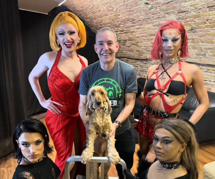 Jeremy Joseph backstage at the Heaven club. (Photo: Heaven)